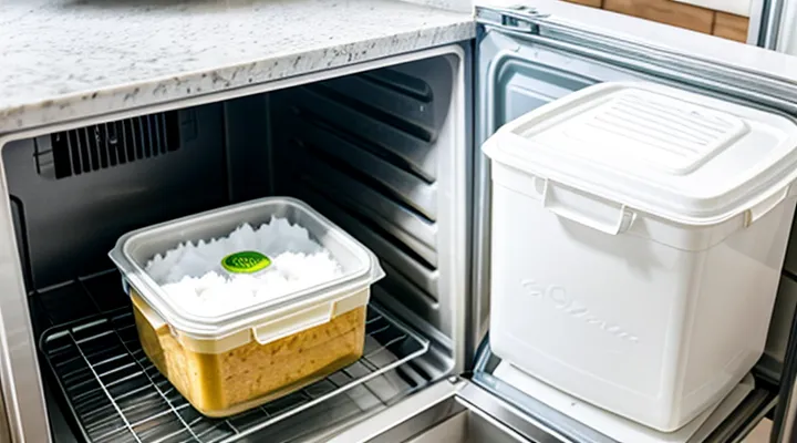 Как быстро заморозить продукты с помощью сухого льда.